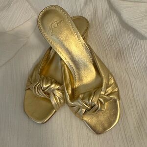 J Crew women’s knotted block heel Women's Sandals